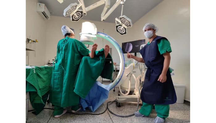 Guaraniaçu - Hospital Santo Antônio recebe arco cirúrgico chamado de Arco e C